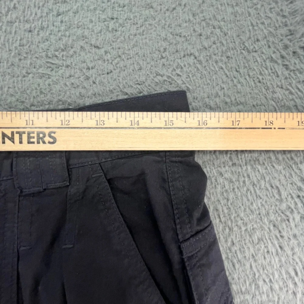 Bugle Boy Authentics Mens Cargo Pants Black Genuine Work Wear Size‎ 32W 34L NOS